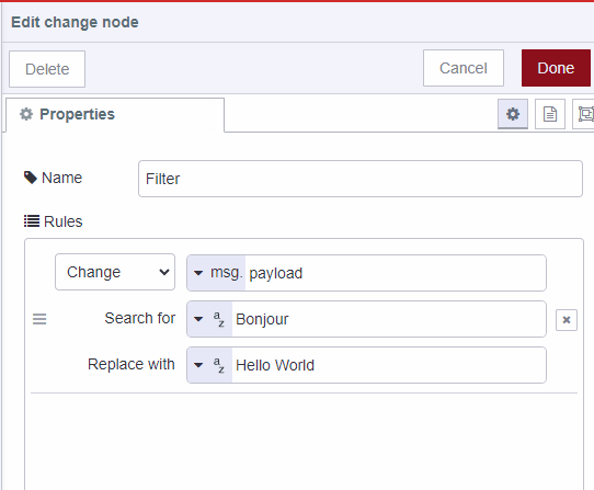 Message Filter